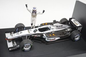 ミニチャンプス PMA 1/18 マクラーレン メルセデス MP4-17D K.ライコネン マレーシアGP 2003 #6 フィギュア付き 530031826