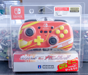 新品 HORI ホリパッドミニ メカニックレッド コントローラー ニンテンドースイッチ