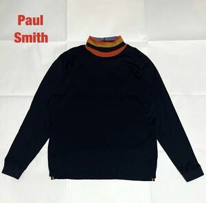 【人気】Paul Smith　ポールスミス　タートルネックカットソー　マルチストライプ柄　ユニセックス　定価17,600円　273505 819R