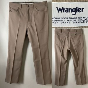 【定価8,800円 美品】レア！ WRANGLER ラングラー スタプレパンツ（ランチャーパンツ）WI1141 ブーツカット サイズ XL (Ｗ36程度) ベージュ