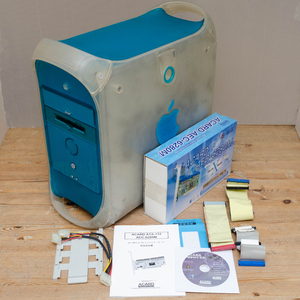 Apple Power Macintosh G3 B&W Yosemite 400MHz/メモリ1GB/HDD60GB/CD-R/ACARD6280M/YANO MOベゼル付き