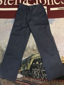 Dickies 874 ワークパンツ　30x32 ネイビー　アメリカ　テキサス州　ビンテージ　ディッキーズ　作業着　ワーク　カバーオール　古着