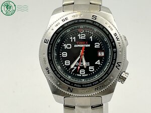 BA0601760　△ ジャンク TIMEX タイメックス EXPEDITION WR50M デイト メンズ クオーツ 回転ベゼル メンズ腕時計 リューズ欠損 現状品