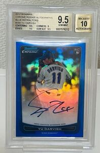 【BGS9.5】2012 Bowman ダルビッシュ有 Blue Refractor RC