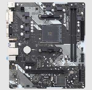 ASRock A320M-HDV AMD AM4 DDR4 M.2 HDMI DVI VGA MATX Motherboard 国内発