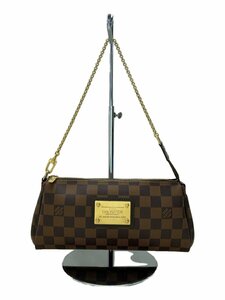 LOUIS VUITTON◆Louis Vuitton ソフィ_ダミエ・エベヌ_BRW/PVC/BRW//