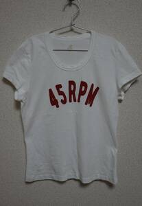 ☆45rpm フォーティーファィブアールピーエム 半袖Tシャツ☆②サイズ1