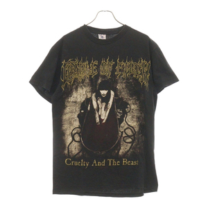 ヴィンテージ 90S CRADLE OF FILTH CRUELTY AND THE BEAST TEE クレイドルオブフィルス 両面プリント 半袖Tシャツ カットソー ブラック