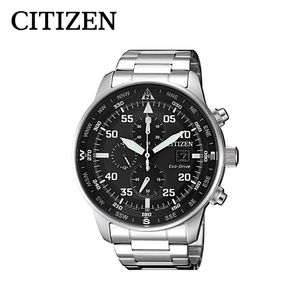 CITIZEN シチズン CA0690-88E エコドライブ ソーラー充電 ブラック ダイヤル ステンレス メンズ 腕時計 クロノグラフ 46mm