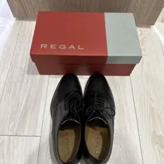 REGAL 黒 レザー 革靴