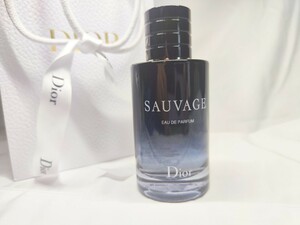 100ml【日本語表記】Christian Dior クリスチャンディオール SAUVAGE ソヴァージュ オードゥパルファン EAU DE Parfum オードパルファム