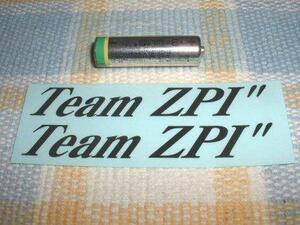 ZPI！チームZPI・透明地・２枚シートステッカー・シール？