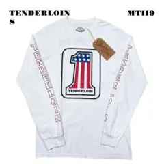 人気品！ TENDERLOIN 長袖Tシャツ ロンT No.1 ホワイト 白 S