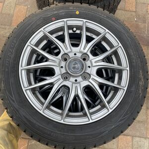 タイヤホイール付き　155/65R14 17年製　使用感少ない　またまた活躍　送料無料　