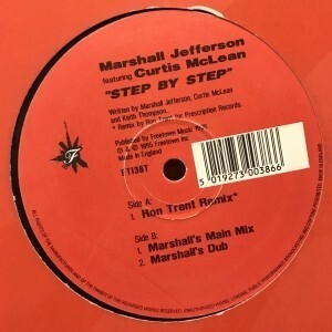 12inchレコード　MARSHALL JEFFERSON / STEP BY STEP