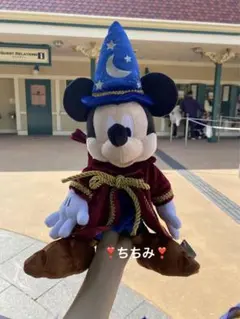 香港ディズニー　魔法使いの弟子たちミッキーファンダジアぬいぐるみショルダーバッグ