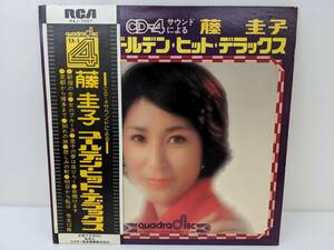 ねA1595【LP】藤圭子☆ゴールデン・ヒット・デラックス【LPレコード】【アルバム】【LP盤】