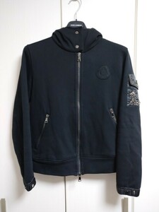 モンクレール MONCLER パーカー MAGLIA CARDIGAN ビジュー 黒 S レディース F20938G72910 V8178 YRAOS