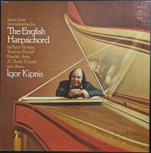 輸入LP盤 イーゴル・キプニス　イギリスのチェンバロ曲集(Byrd,Farnaby,Tomkins,Purcell,Handel,Arne,J.C.Bach&Dussek) (3LP)　 