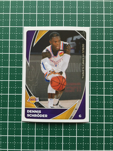 ★PANINI 2020-21 NBA STICKER & CARD COLLECTION #375 DENNIS SCHRODER［LOS ANGELES LAKERS］★