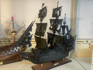 帆船模型　フライング・ダッチマン　海賊船　船　モデルシップ　舟　幽霊船　木製帆船模型　木製帆船　帆船 黒船 パイレーツオブカリビアン