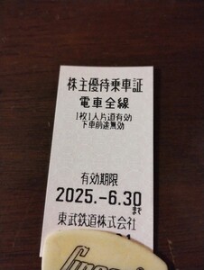 東武鉄道 株主優待乗車証☆2枚セット⑧