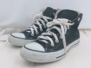 ◇ converse コンバース ALL STAR オールスター ハイカット スニーカー シューズ サイズ24.5ｃｍ ブラック レディース E