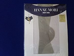 HANAE MORI　モリハナエパンティストッキングかかと付き　サンドべーサイズL　新品未使用品　外袋にメモ書きあり