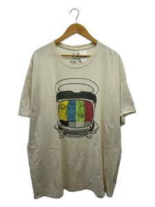 FLCL/フリクリ/アニメTシャツ/3XL/コットン/ベージュ/GAINAX/Production I.G/丸胴