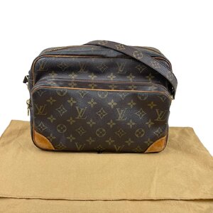 USED LOUIS VUITTON ルイヴィトン モノグラム ナイル M45244 AR0043 ショルダーバッグ ブラウン系 レディース 斜め掛け キャンバス