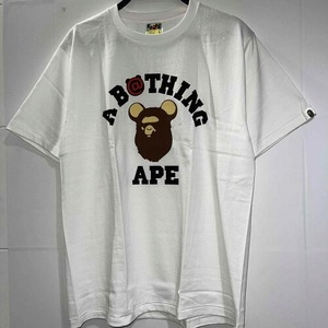 A BATHING APE MEDICOM TOY COLLEGE LOGO TEE 2011年 Lサイズ アベイシングエイプ メディコムトイ カレッジロゴ半袖Tシャツ BAPE