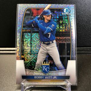 Bobby Witt Jr. 2023 Topps Bowman Mega Box #57 Chrome Mojo Refractor Royals