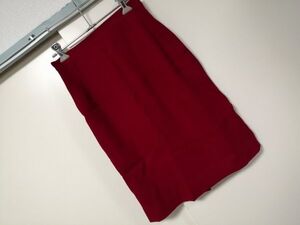 jjyk3-1352 ■ Talbots PETITES ■ タルボット スカート ボトムス タイト ウール 赤 4 M