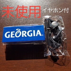 未使用 GEORGIA【クリップ付き小型ポケットラジオ】AM/FM イヤホン付き