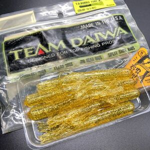 714752 チームダイワ ＴＤバブルチューブ P ６本 TEAM DAIWA T.D. BUBBLE TUBE オールド品 希少入手困難品 チューブワーム