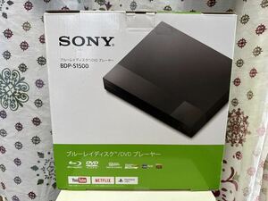 SONY ソニー ブルーレイディスク DVDプレーヤー BDP-S1500 2022年製