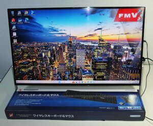 富士通 23.8インチフルHDモニタ一体型PC FMVF77B1B i7-7700HQ 2.8GHz DDR4-16GB 新品SSD1TB 地デジ オフィス 新品/WKB/WMS付 Win11