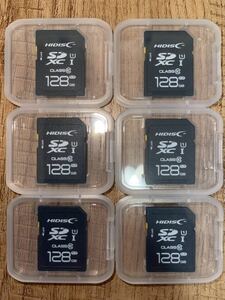 値引き！(お買い得！) SDカード 128GB【6個セット】