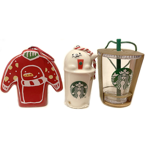 スターバックス　クリスマスオーナメント　３個セット