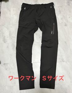 【WORKMAN】FieldCore 　Ｓサイズ　ストレッチパンツ　黒　ブラック　 クライミングパンツ