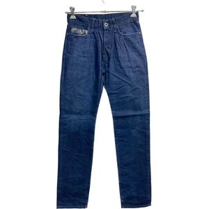 G-STAR RAW デニムパンツ W27 ジースター ボタンフライ ネイビー コットン 古着卸 アメリカ仕入 2311-839