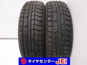 155-65R14 8.5分山 トーヨートランパスTX 2019年製 中古スタッドレスタイヤ【2本セット】送料無料(AS14-2590）