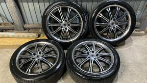 WORK シュバート 18インチ 7.5j+54 pcd114.3 5h 73φ+サマータイヤ 225/45R18 4本セット！