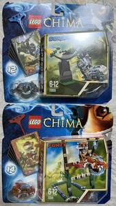 Lego CHIMA 70109 グルグル・ランナウエイ ＆ 70111 スワンプ・ハイジャンプ 未開封品 レゴ　チーマ　スピードーズ　箱痛みあり