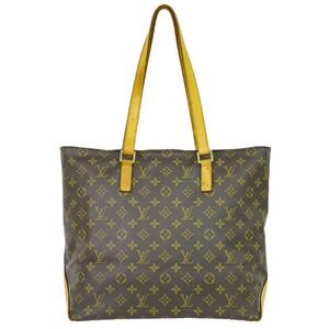 本物 ルイヴィトン LOUIS VUITTON LV カバメゾ モノグラム ショルダーバッグ トートバッグ ブラウン M51151