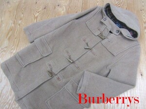 ★バーバリー Burberry★メンズ 裏チェック ダッフルコート イングランド製 サイズM★R70119004B