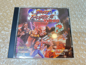 中古品 CAPCOM GAMETEK スーパーストリートファイター2 ターボ 海外版 SUPER STREET FIGHTER 2 TURBO CD-ROM 現状渡し