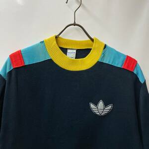 70s vintage adidas knit トレーナー　アディダス　VENTEX ニット/セーター