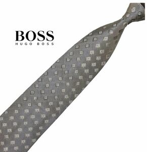 HUGO BOSS ネクタイ パターン柄 USED ヒューゴボス 中古 t427