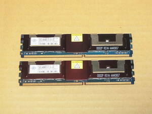 ◎DELL純正/T7400/PC2-6400F FB-DIMM 2Gx2枚 MacProも対応(MA970J/A)◎(DDR6752)